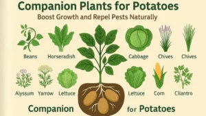 companion plants for potatoes