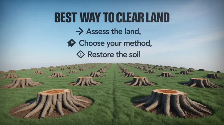 Best way to clear land