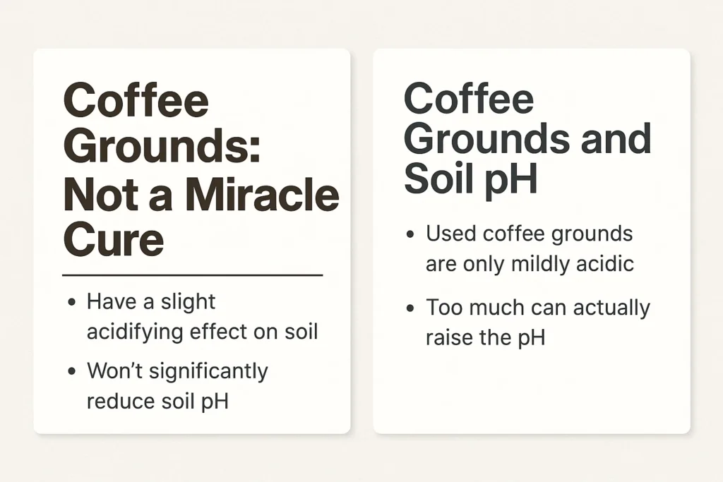 Coffee Grounds: Not a Miracle Cure
