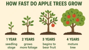 How fast do apple trees grow