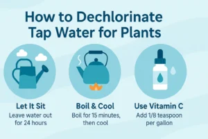 How to Dechlorinate Tap Water for Plants
