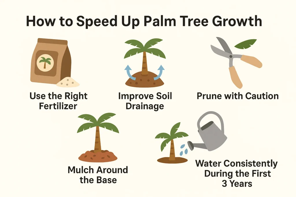 How to Speed Up Palm Tree Growth