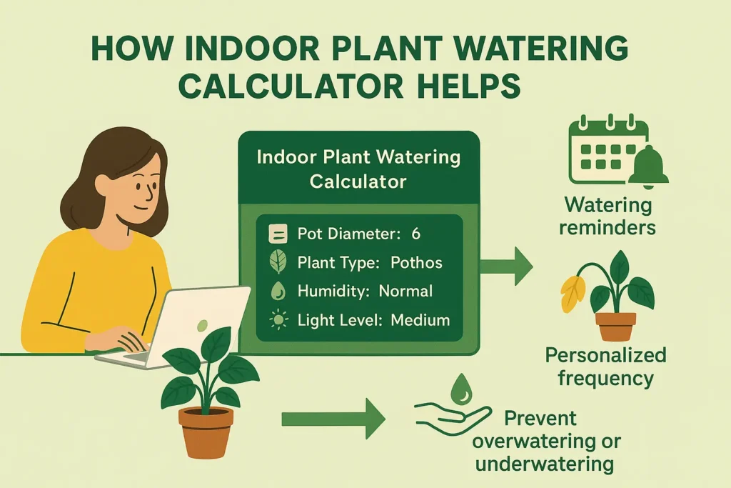 Indoor Plant Watering Calculator
