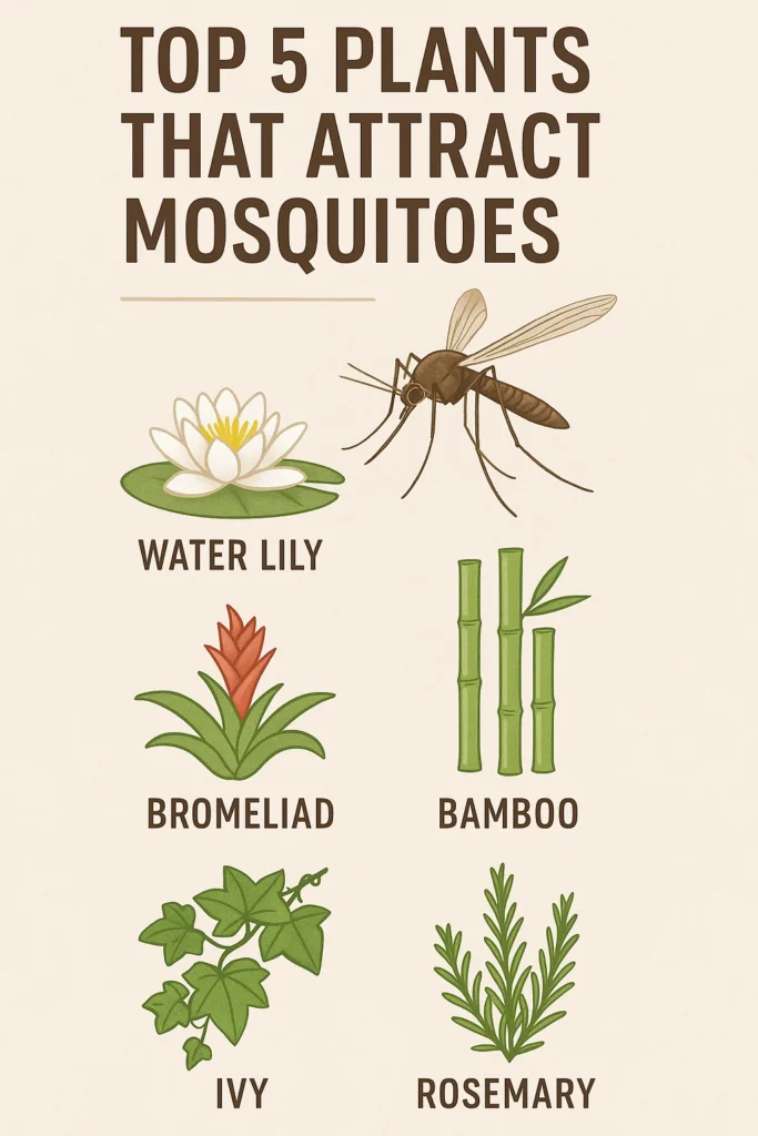 “Infographic of plants that attract mosquitoes
