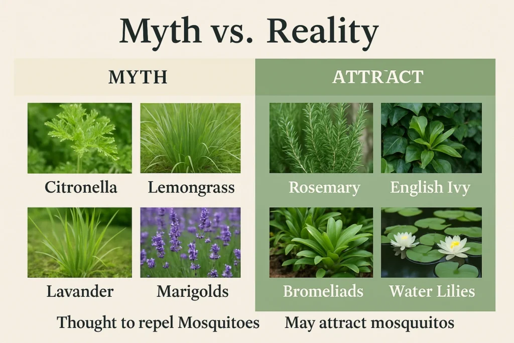 Common myths about mosquito-repellent plants