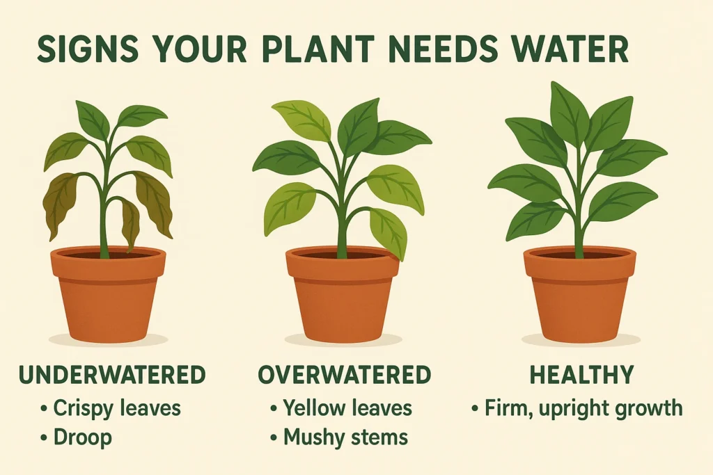 Signs Your Plant Needs Water