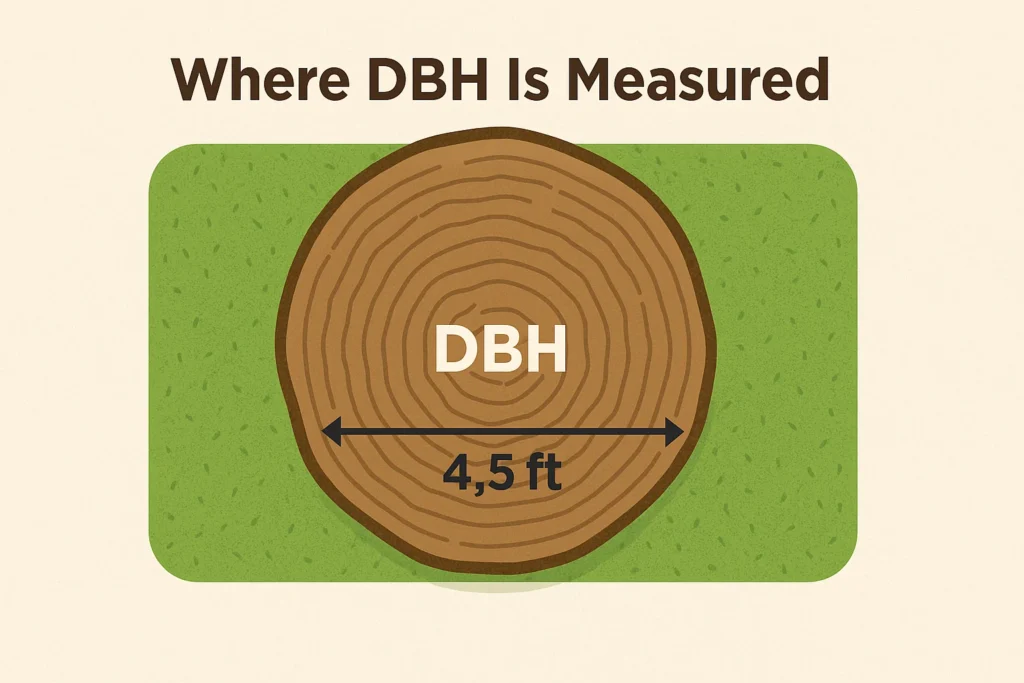 dbh calculation