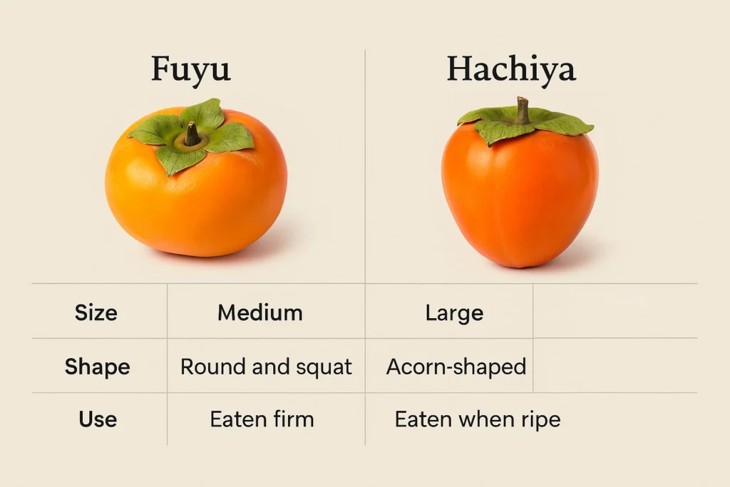 Types of Persimmon Trees