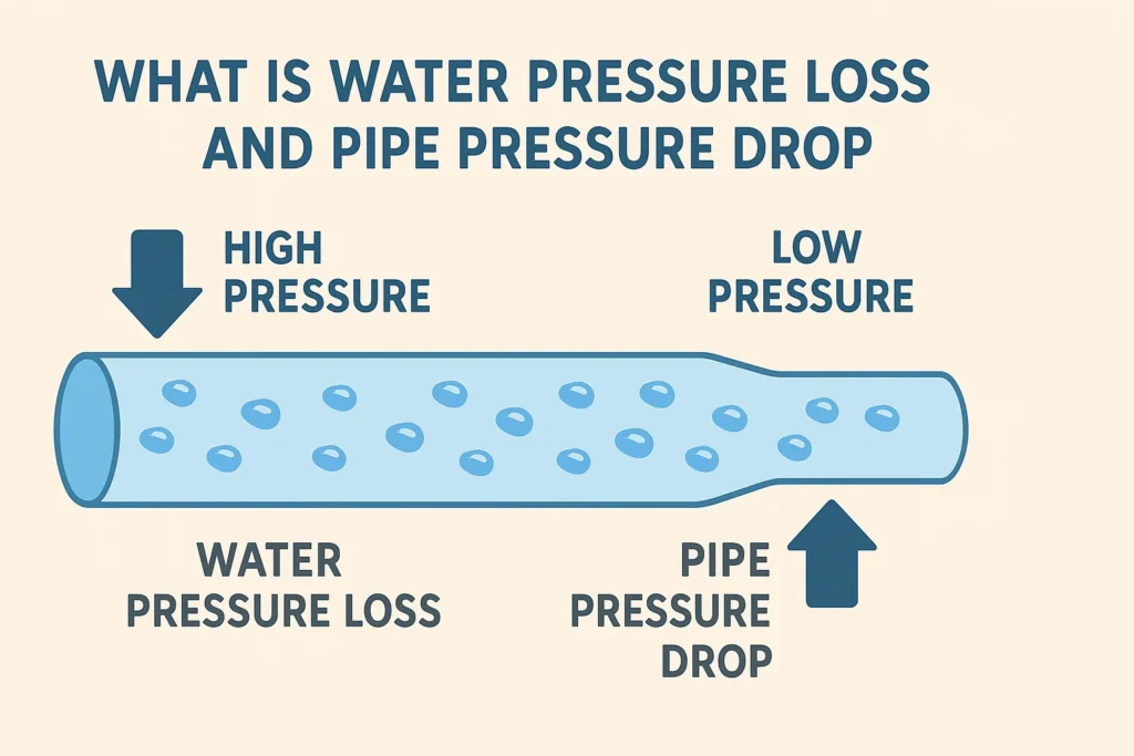 Water Pressure Loss Calculator (Pipe Pressure Drop Calculator)