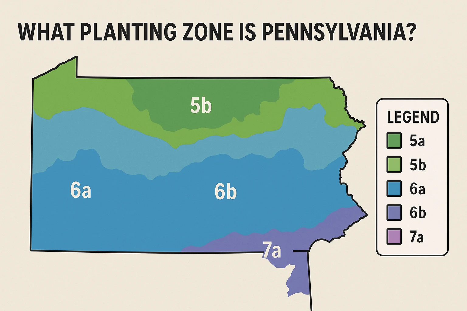 What Planting Zone is Pennsylvania