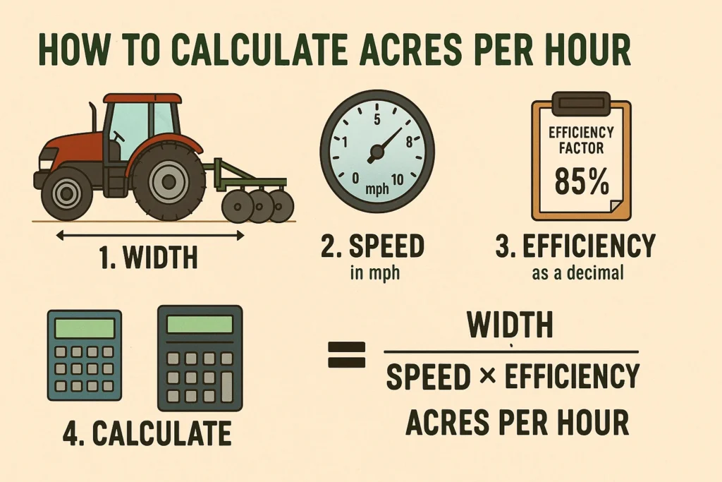 acres per hour calculator