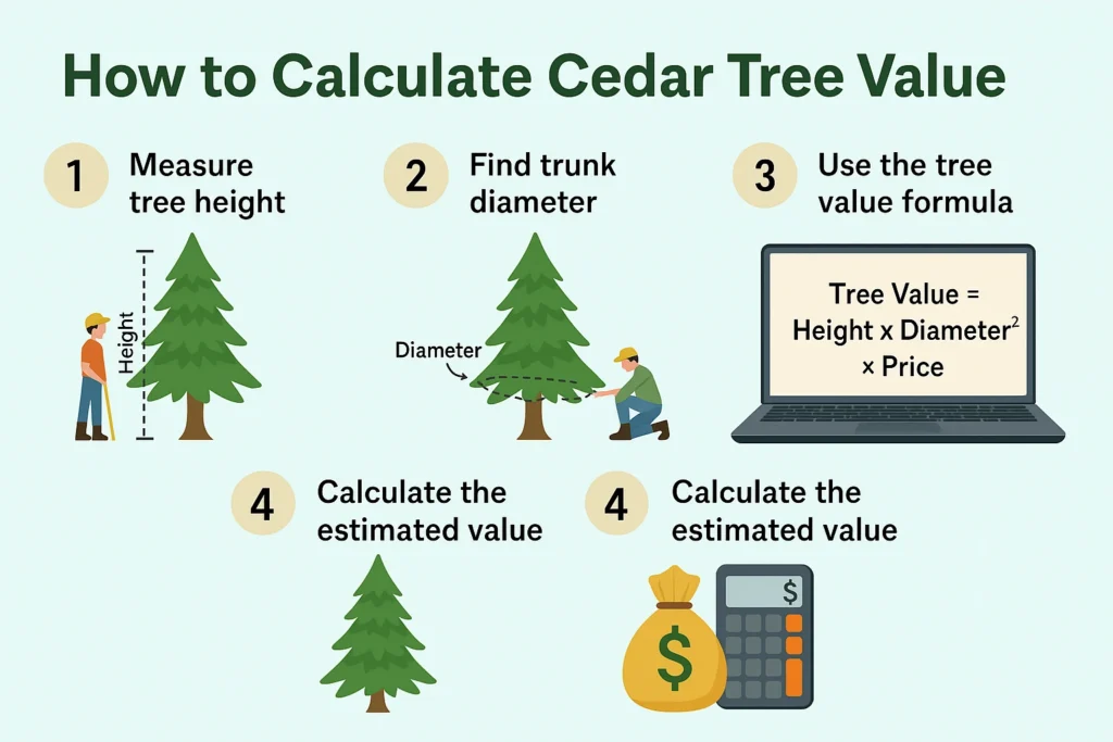 cedar tree value calculator