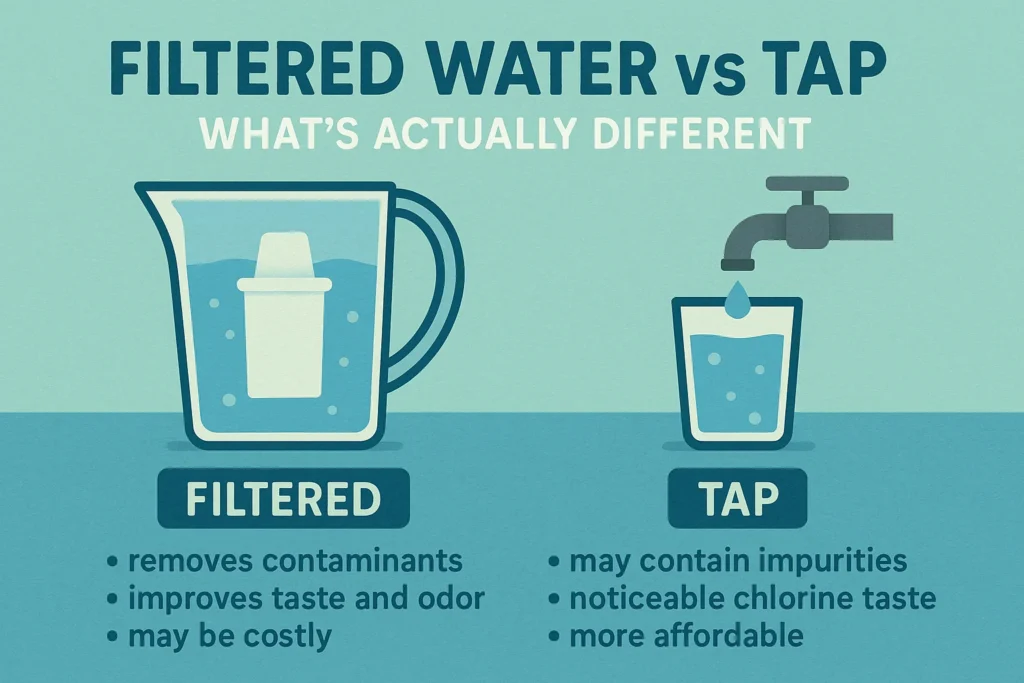 filtered water vs tap water