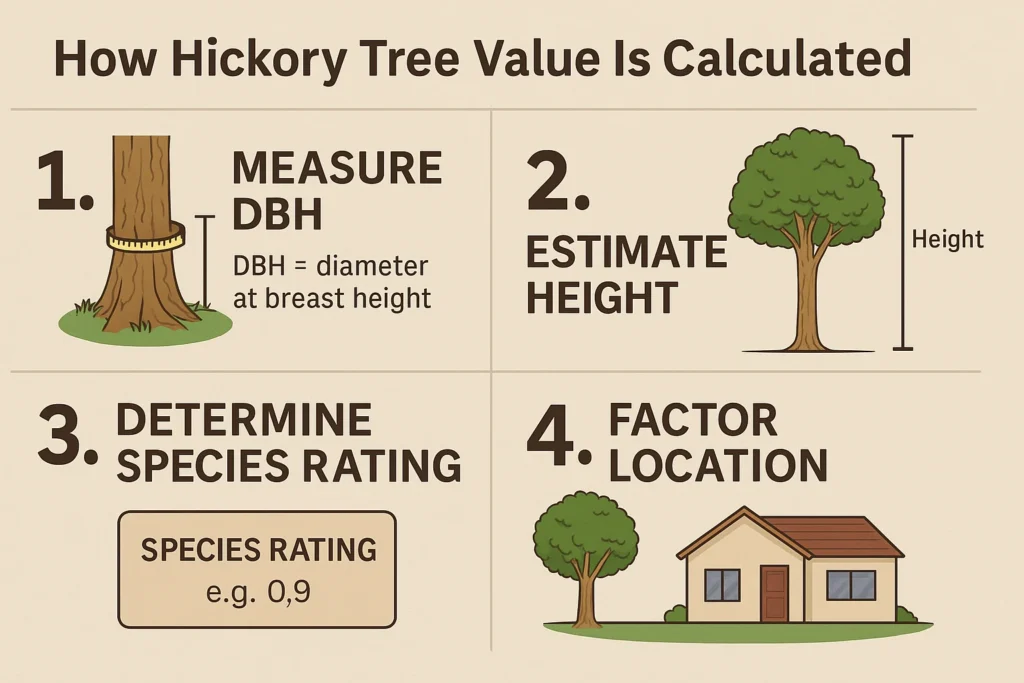 hickory tree value calculator