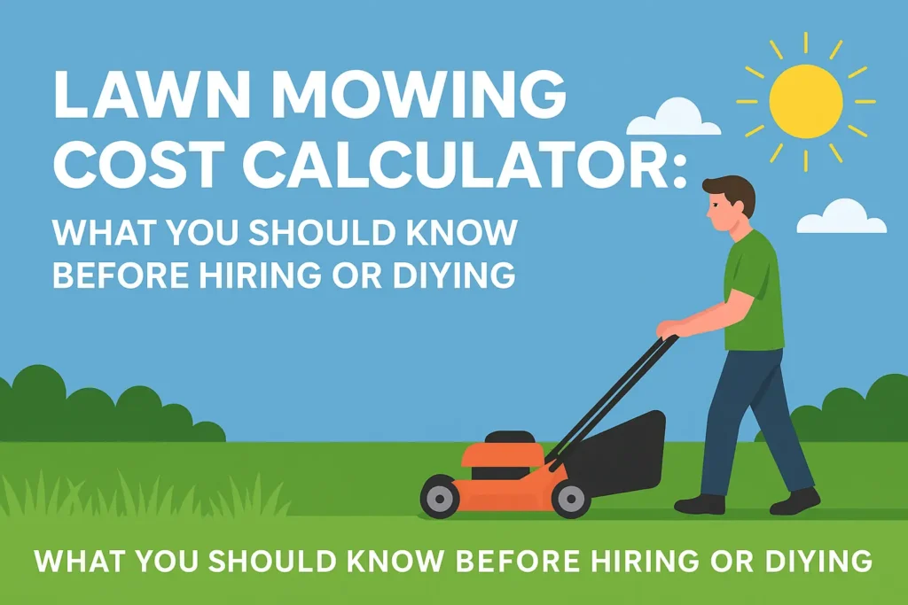 lawn mowing cost calculator