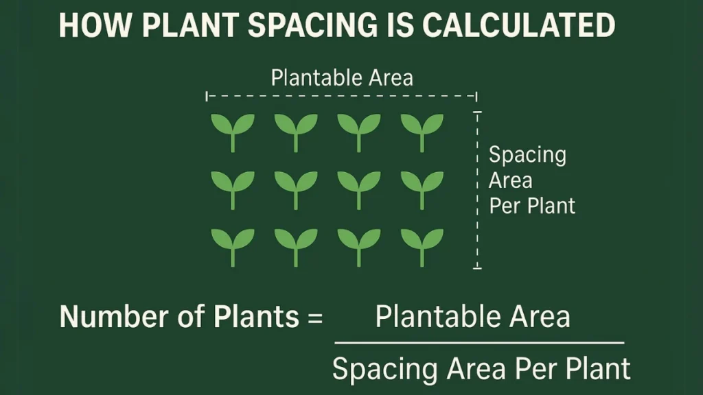 plant spacing calculator