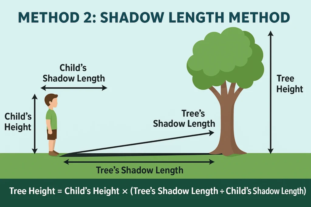 shadow length method