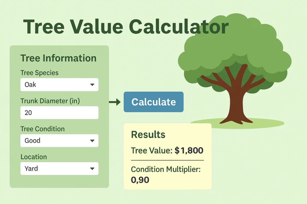 tree value calculator