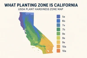 what planting zone is california