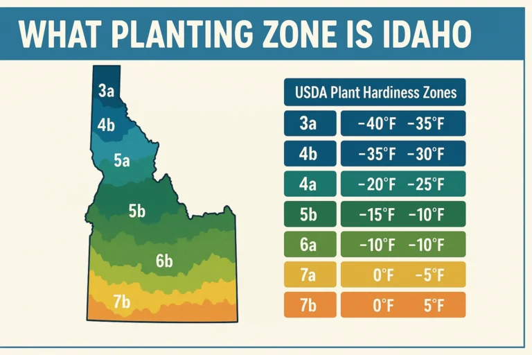 what planting zone is idaho