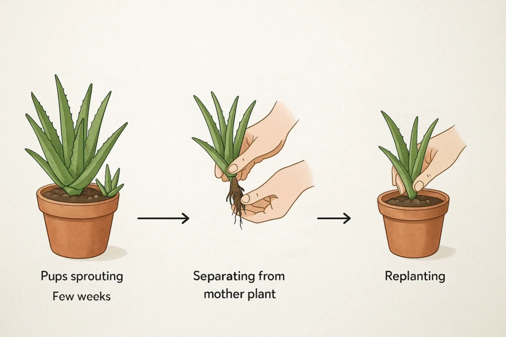 Aloe Vera Growth Stages