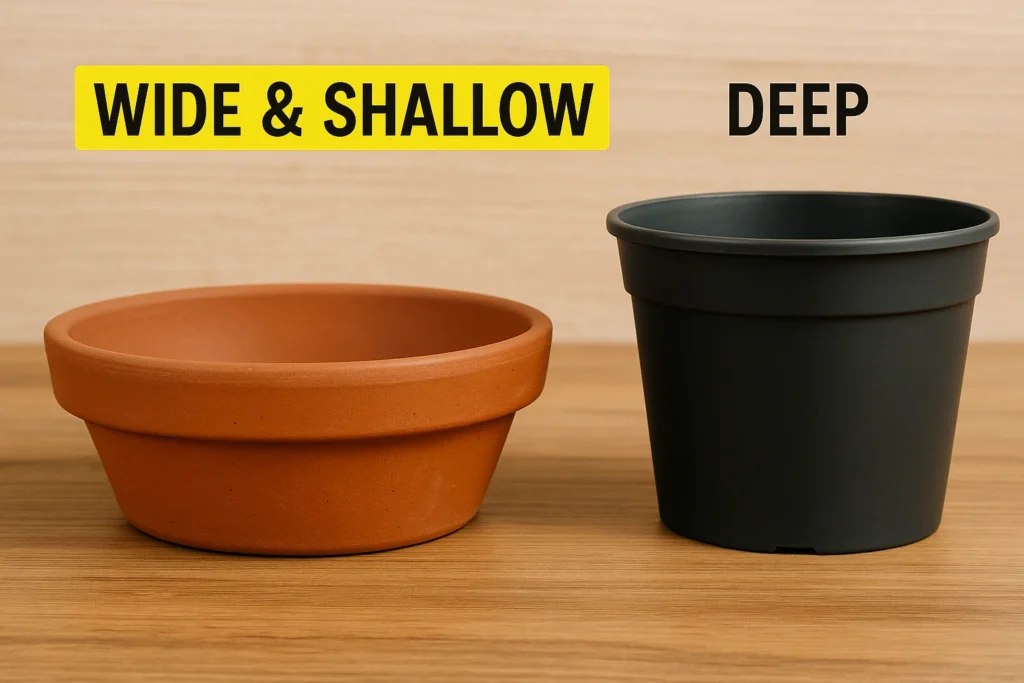 Ideal Wide & Shallow Pot