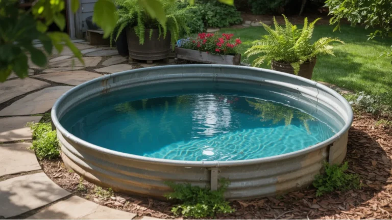 Stock Tank Pool Ideas for Backyards Swimming